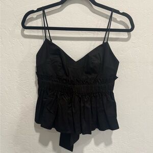 Kendall & Kylie Black Camisole Top